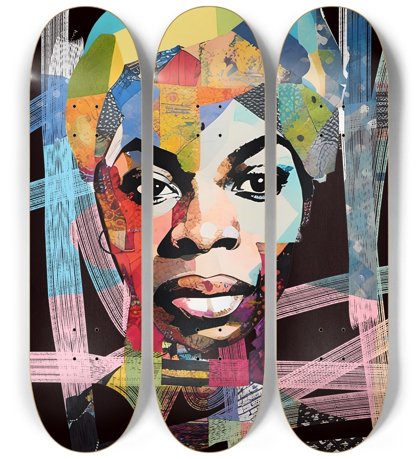 Nina Simone 3 decks Wall Series