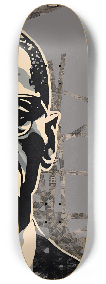 Malcom X 3 decks Wall Series #3