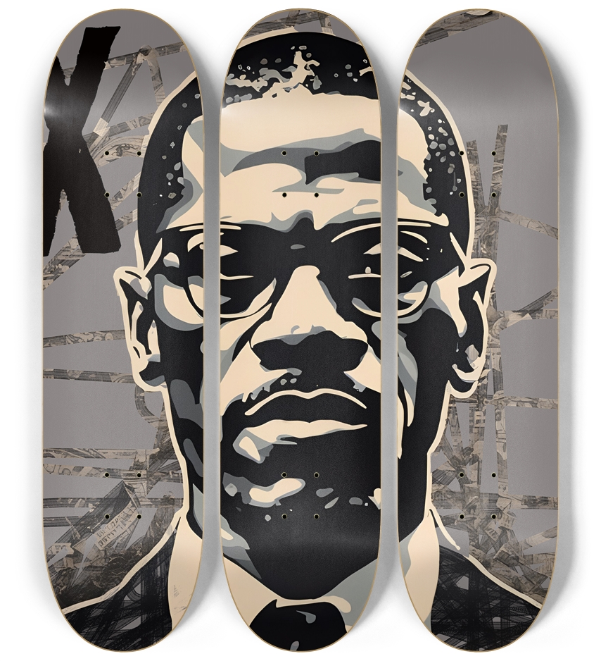 Malcom X 3 decks Wall Series