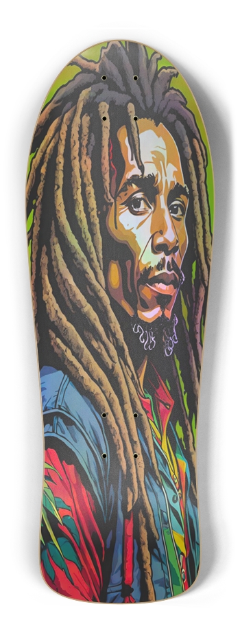 Retro Frankie Gnarly Bob Roots Hologram Deck