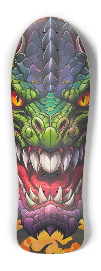 Retro Frankie Dragon King 02 Skateboard