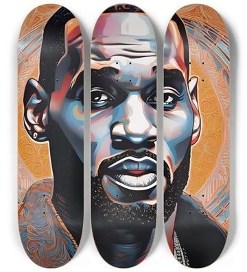 Basketball legend 3 decks Wall Series