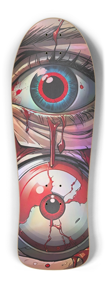 Retro Frankie Eyeballs Skateboard