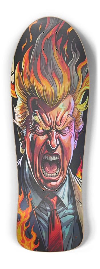 Retro Frankie Flame Trump 02 Skateboard