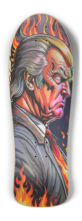 Retro Frankie Flame Trump 01 Skateboard