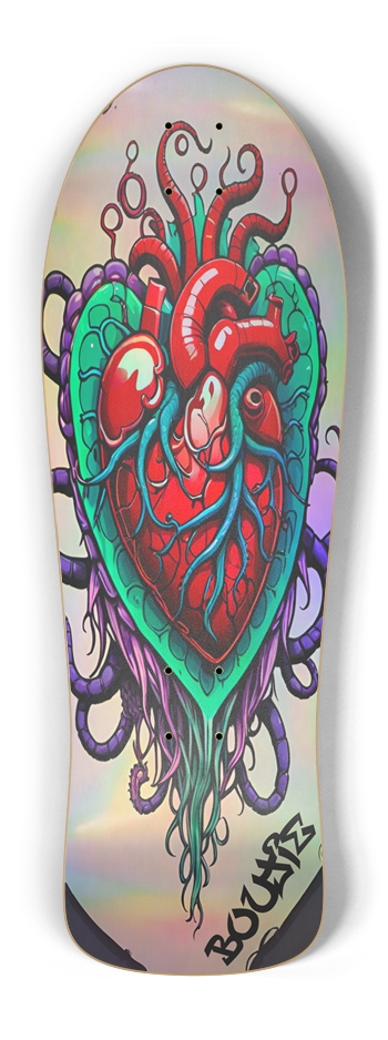 Retro Frankie Boujie Heart ONE Hologram Deck