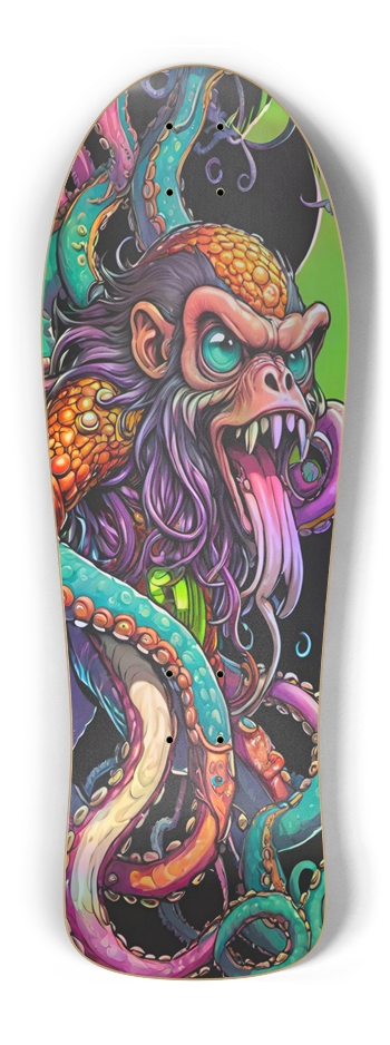 Retro Frankie Monkey tentacles Trap ONE Skateboard