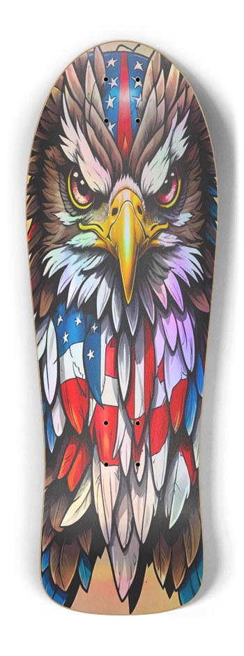 Retro Frankie Murica Eagle DOS Hologram Deck