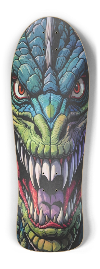 Retro Frankie Godzilla IV Hologram Skateboard