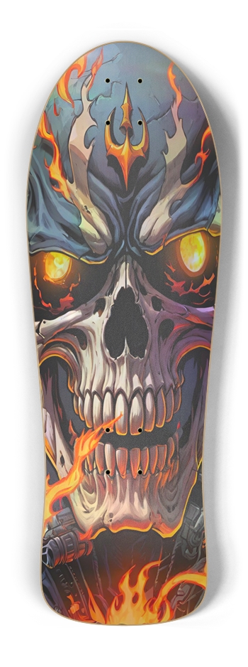 Retro Frankie Skulls Trip III Hologram Deck