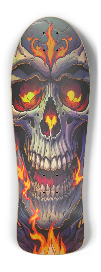 Retro Frankie Skulls Trip V Hologram Deck