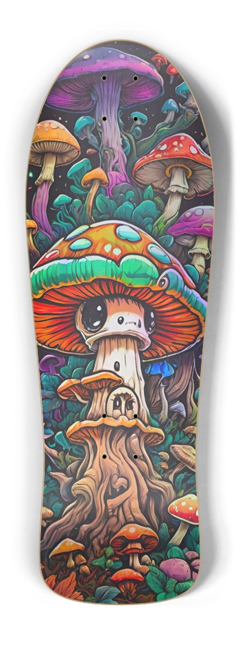 Retro Frankie Mushroom Deluxe DOS Acid Hologram