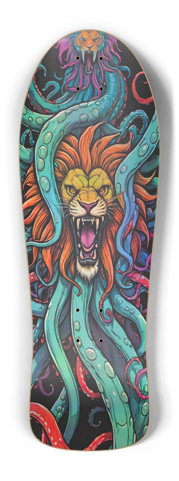 Retro Frankie Lion Tentacles Trap ONE Skateboard