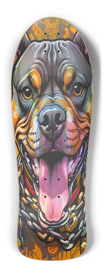 Retro Frankie Pitbull DOS Hologram Deck