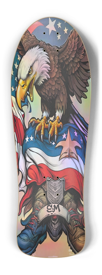 Retro Frankie Murica Eagle ONE Hologram Deck