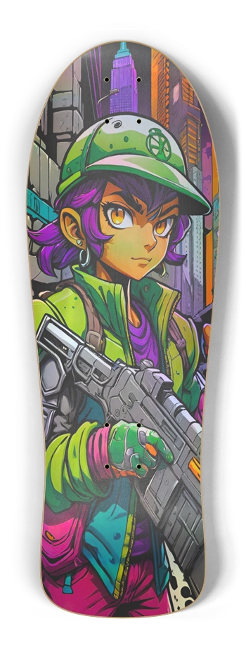 Retro Frankie Fortnite Trick One Hologram Deck