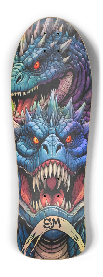 Retro Frankie Godzilla III Hologram Skateboard