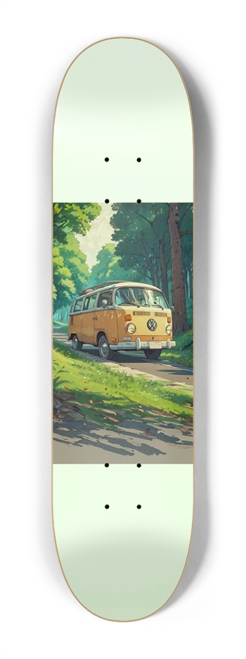 Van Life Custom Skateboard