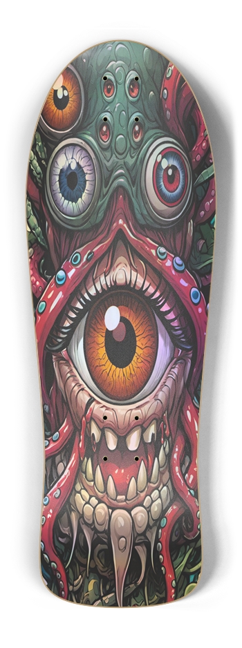 Retro Frankie Tentacles Hologram Deck