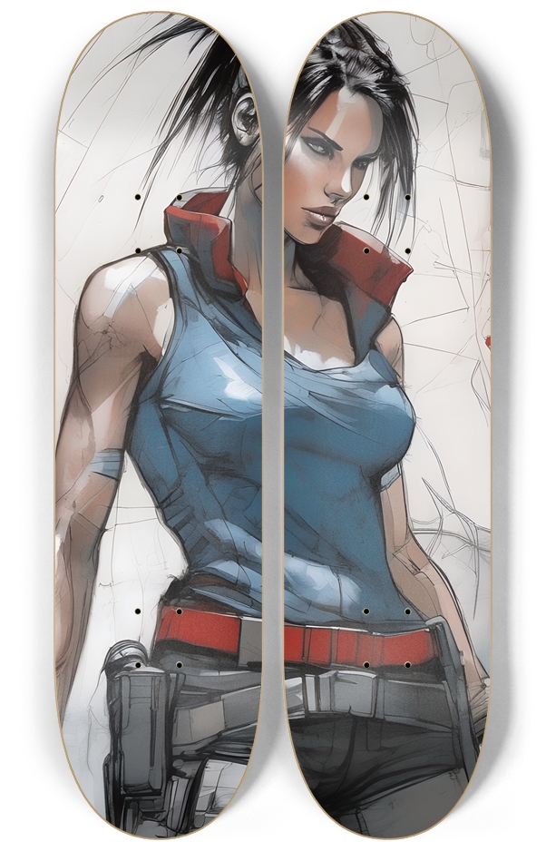 Fearless Raider 2 decks Wall Series