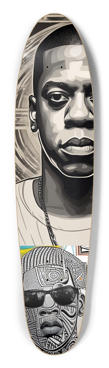 Rapper'z Graffiti Longboard