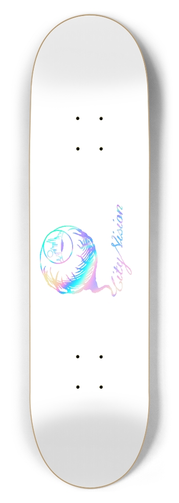 White and Rainbow Logo 8.50