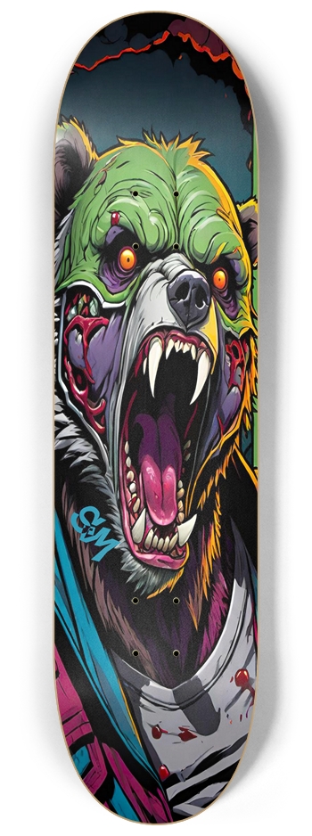 Retro Frankie Zombie Bear Neo Deck
