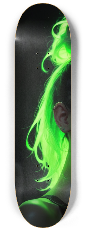 GLOW GIRL SERIES GREEN 3 DECK GLOW IN THE DARK #1