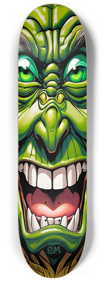 Retro Frankie Yoda Screaming Monkey Deck