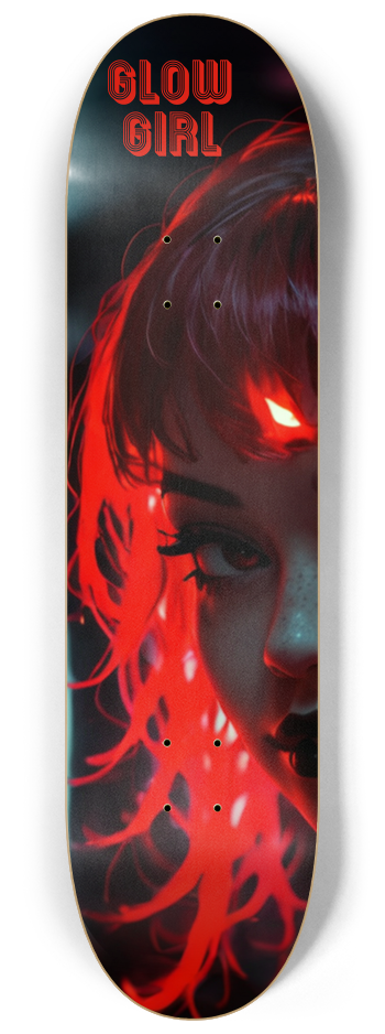 GLOW GIRL SERIES RED 3 DECK GLOW IN THE DARK #1