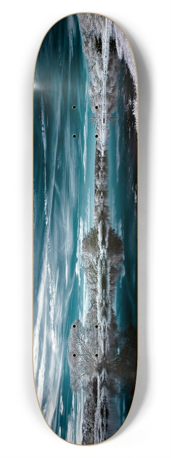 Frozen Field 7.75 7-3/4 Skateboard Deck 