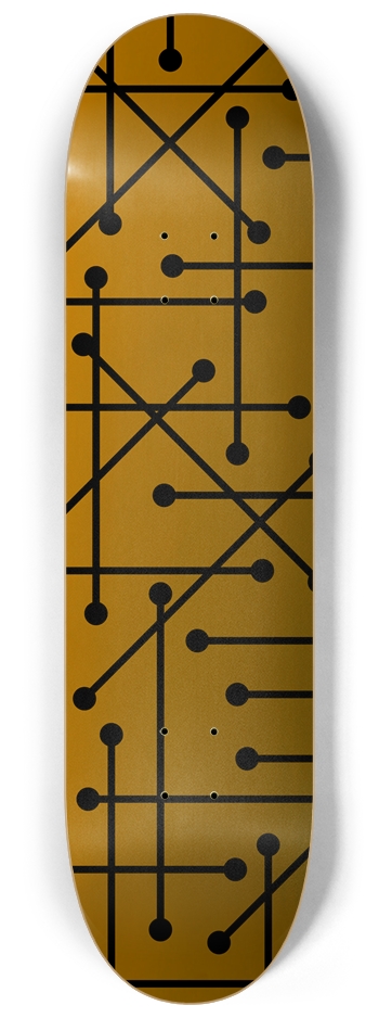Dot Pattern Custom Skateboard Bootleg Eames Design