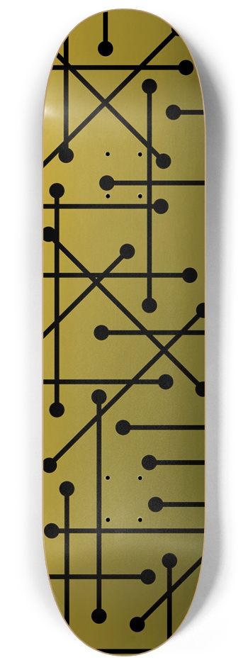 Dot Pattern Custom Skateboard Bootleg Eames Design