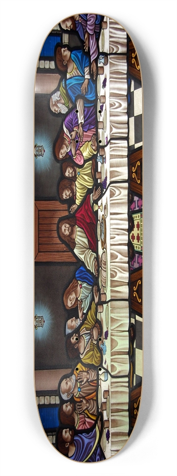 The Last Supper 7.75 7-3/4 Skateboard Deck 