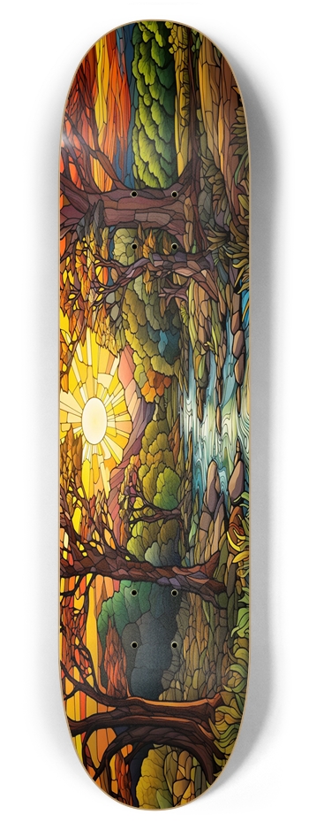 Sunset Stained Glass 7.87