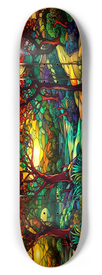 Landscape Stained Glass 7.75