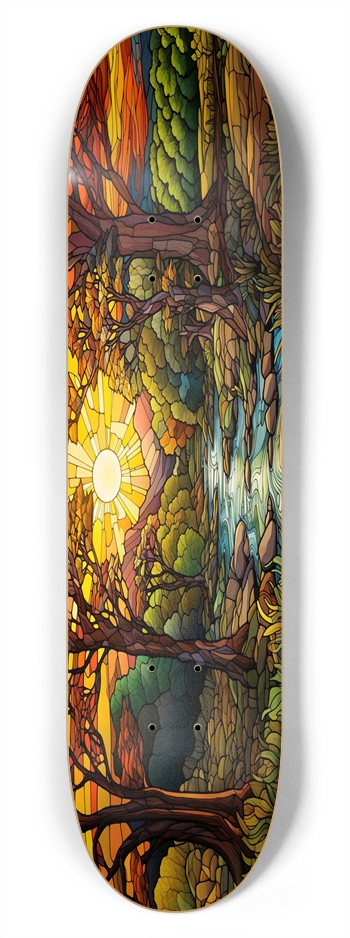Sunset Stained Glass 7.75