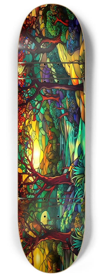Landscape Stained Glass 8.25