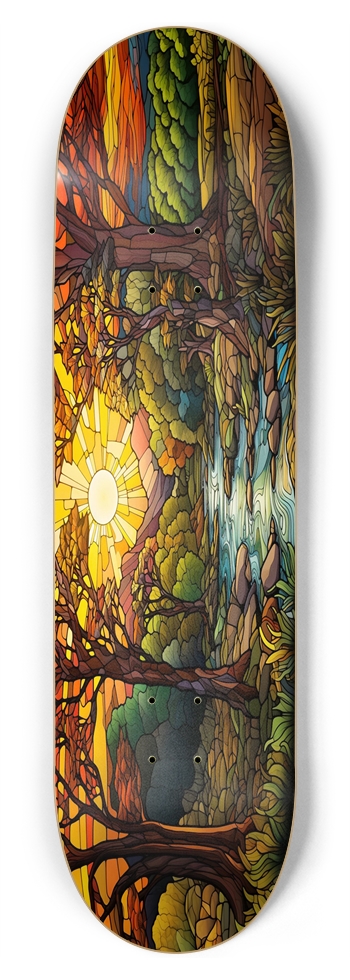 Sunset Stained Glass 8.75