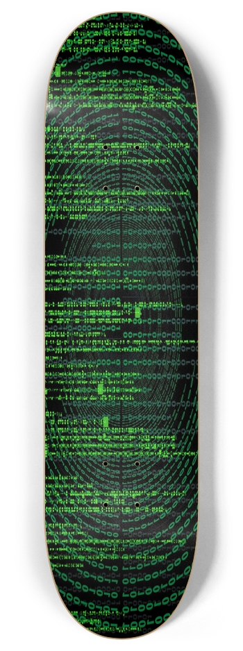 Matrix Glow in Dark 8.00 8 Inch Skateboard Deck
