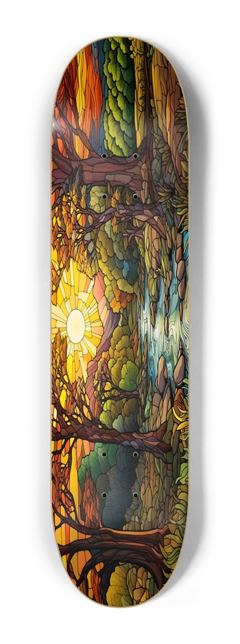 Sunset Stained Glass Mini 7.25