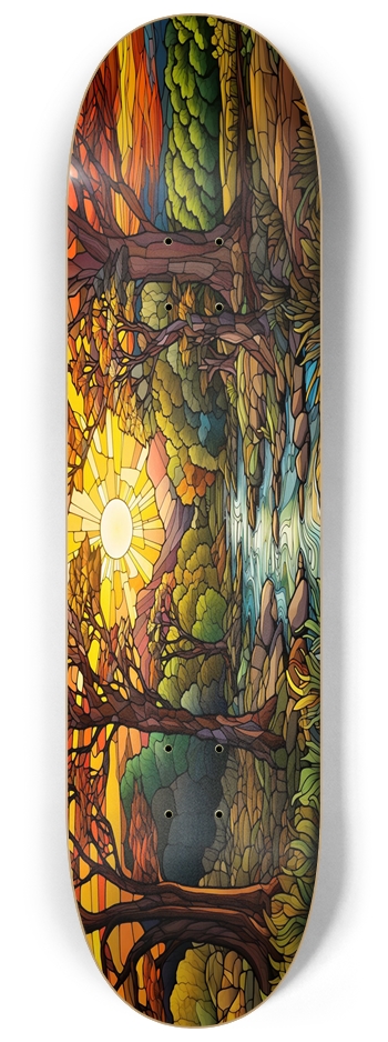 Sunset Stained Glass 8.25