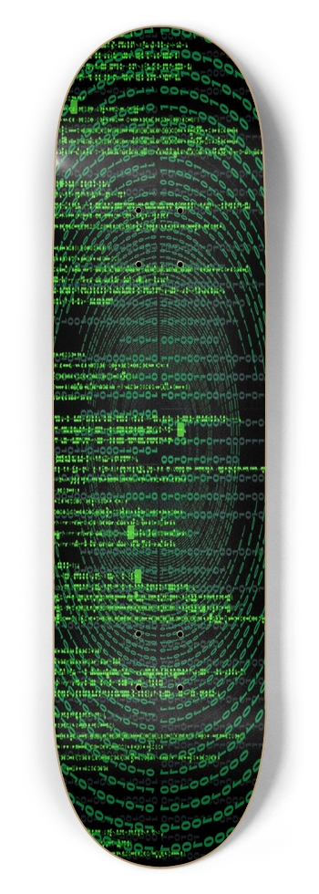 Matrix Glow in Dark 8.50 8-1/2 Skateboard Deck
