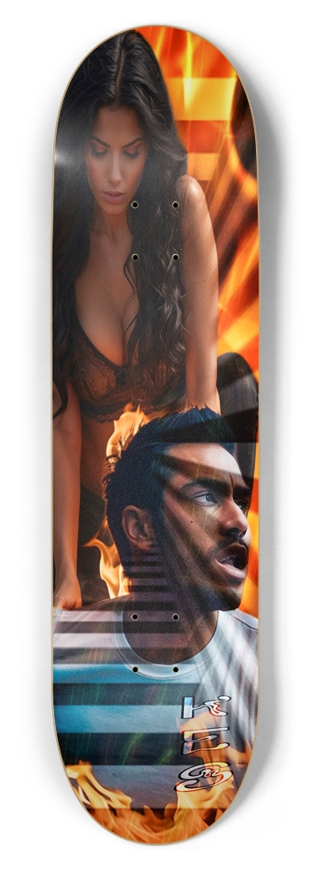 Burn watch it burn 8-1/2 Skateboard Deck