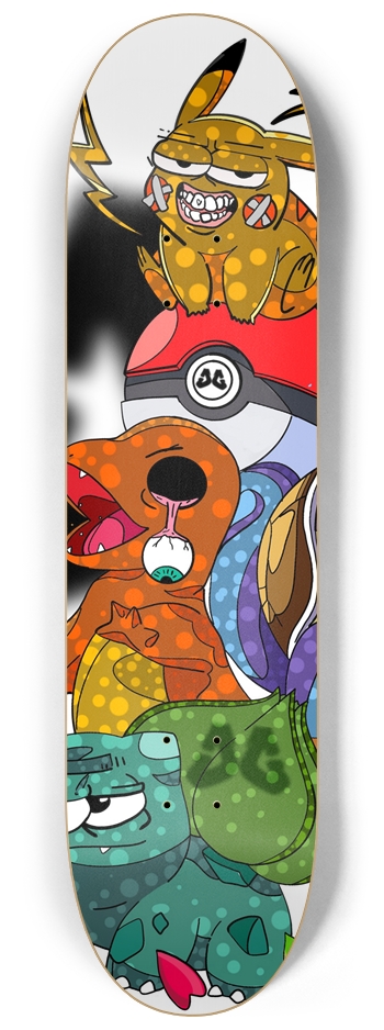 Zombiemon Custom Skateboard