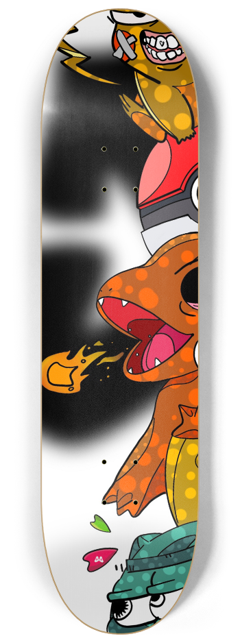 Zombiemon Skateboard Series #1