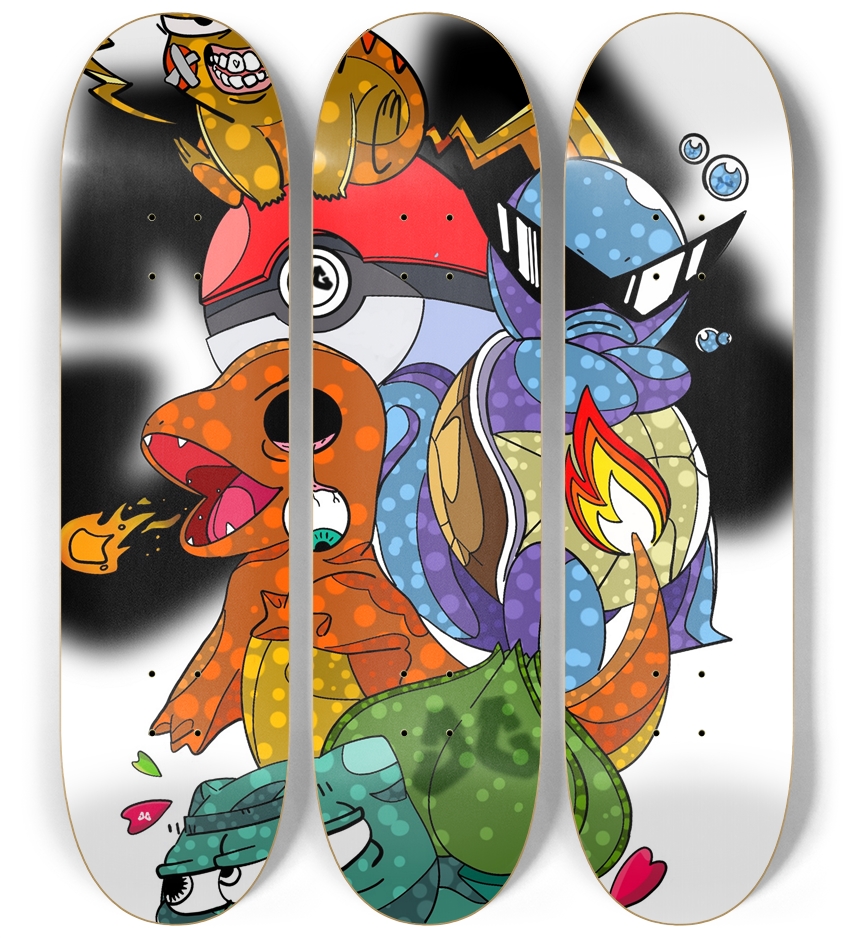 Zombiemon Skateboard Series