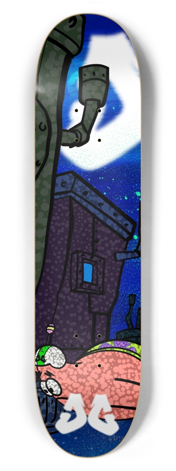 Patrick Custom Skateboard 7-5/8 Skateboard Deck