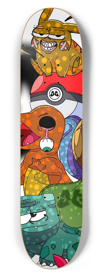 Zombiemon Custom Skateboard