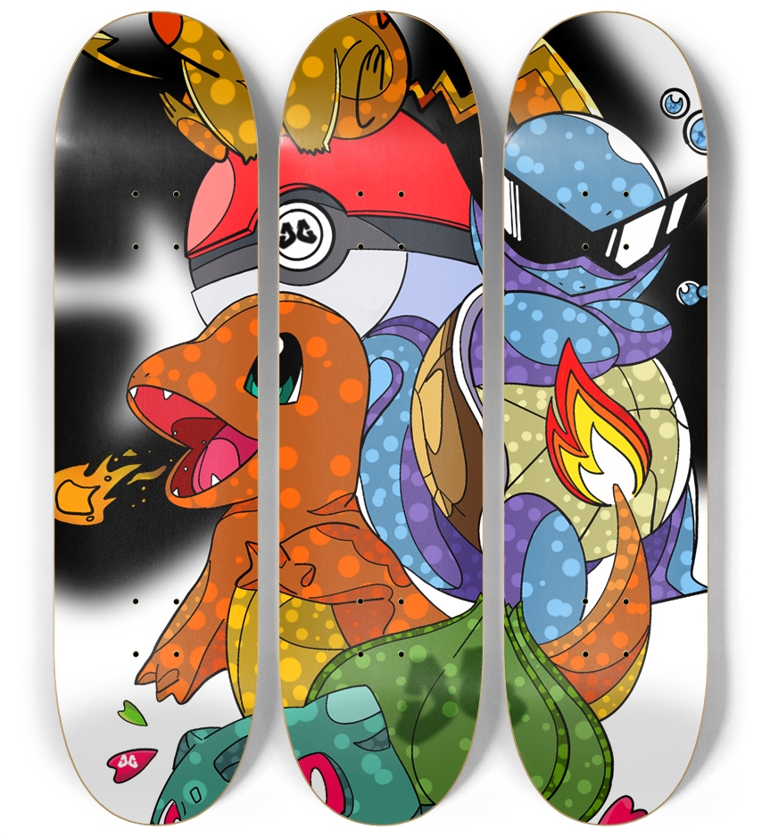 Pokémon Skateboard Series